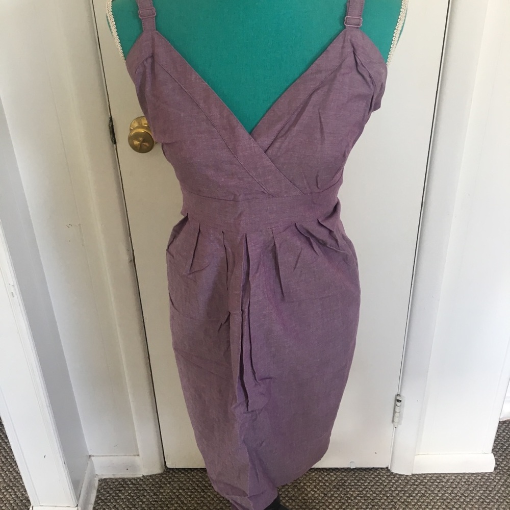 Women’s Marona sleeveless purple dress.